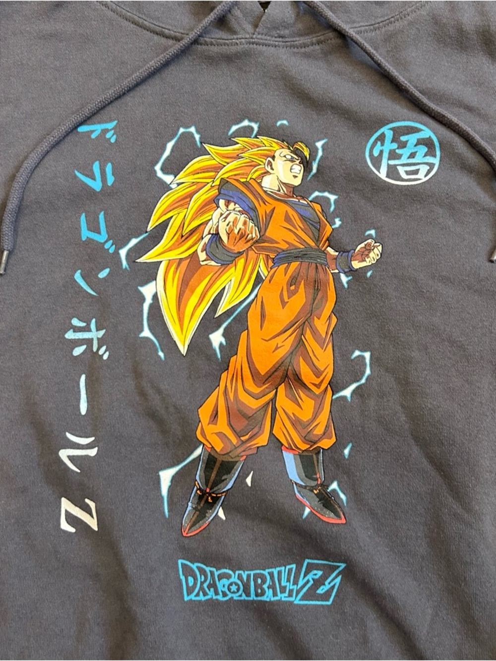 Dragon Ball Z Goku Hoodie 3XL Toei Animation Anime Graphic Pullover Sweatshirt - Picture 2 of 11